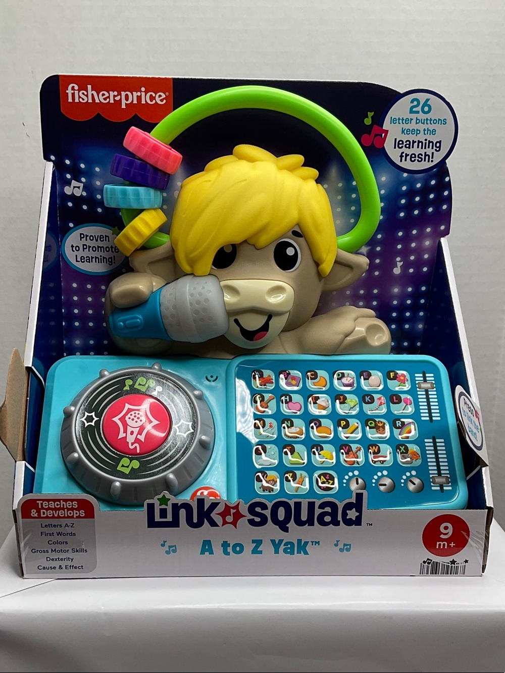 Fisher-Price Link Squad A to Z Yak Toy - Blue with Yellow Accent (64)